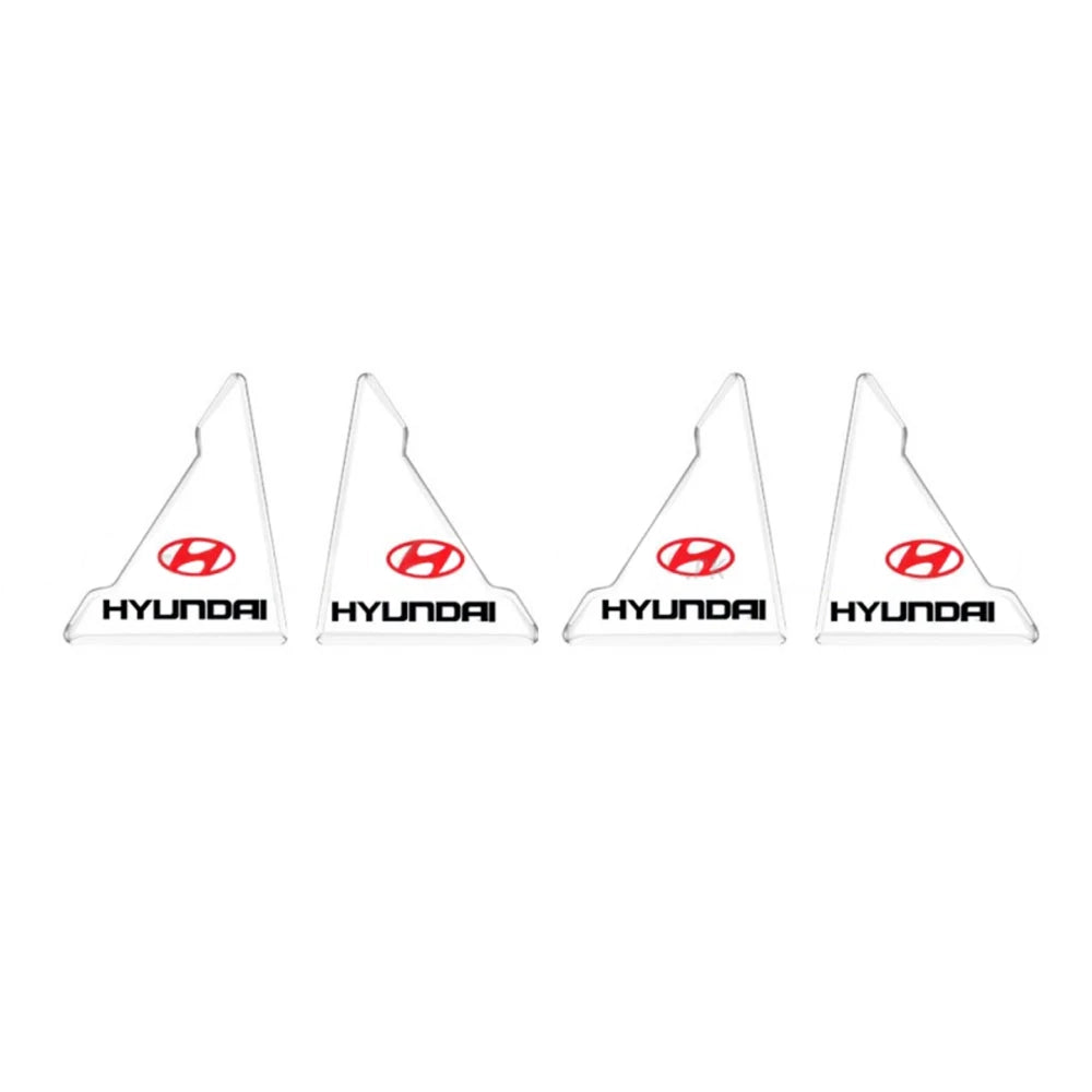 Hyundai Door Corner Protector Transparent Scratch Guard 4 Pcs