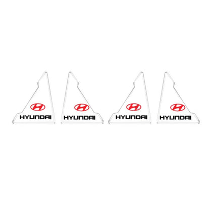 Hyundai Door Corner Protector Transparent Scratch Guard 4 Pcs