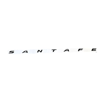 Hyundai Santa Fe 3D Letters Logo Emblem Sticker Black