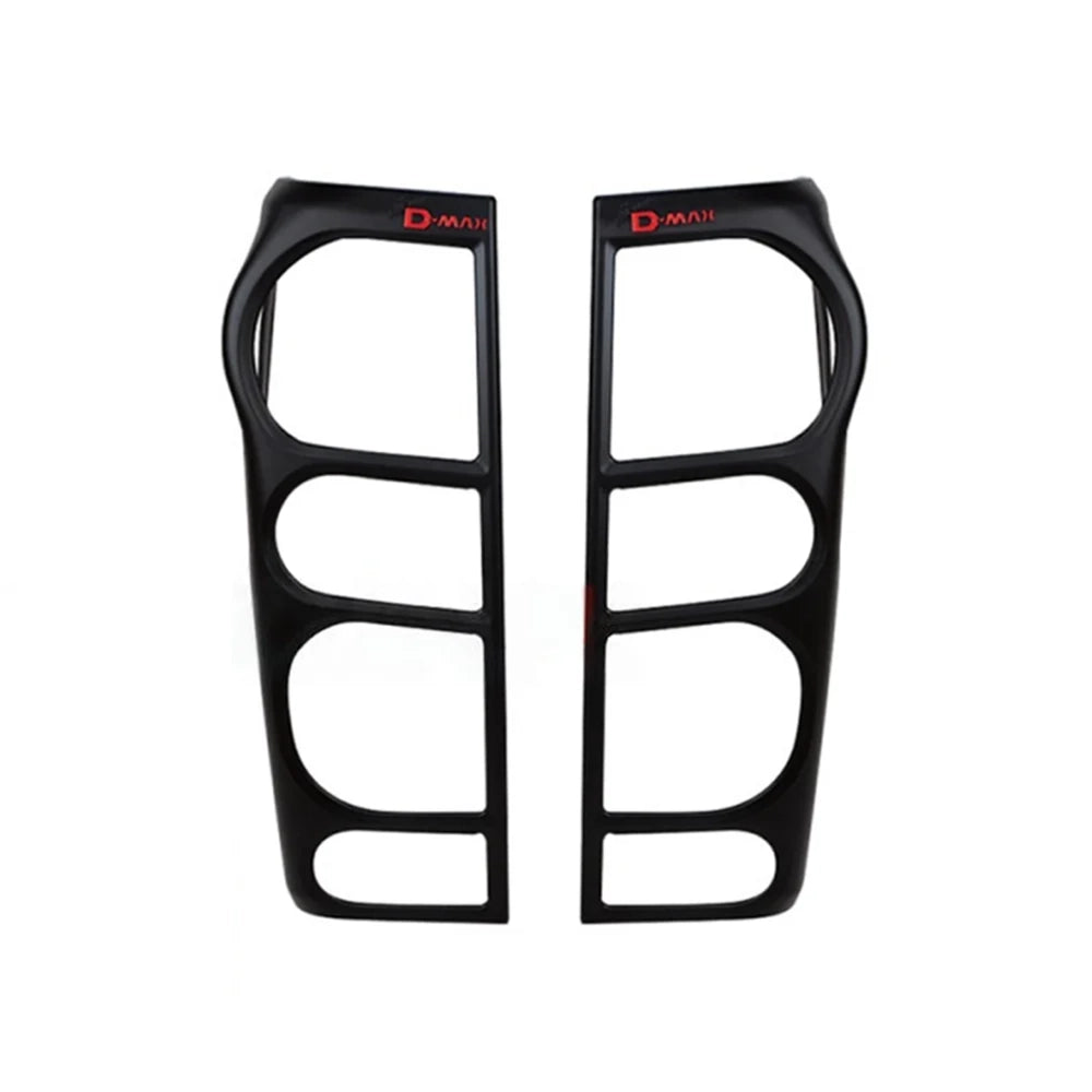 Isuzu D-Max Backlight Cover Black 2018-2020 ABS Tail Guard