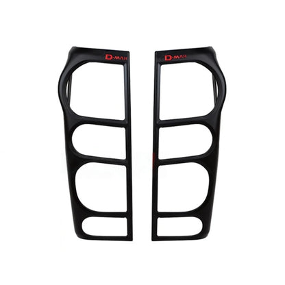 Isuzu D-Max Backlight Cover Black 2018-2020 ABS Tail Guard