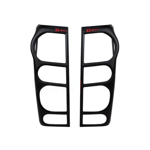 Isuzu D-Max Backlight Cover Black 2018-2020 ABS Tail Guard