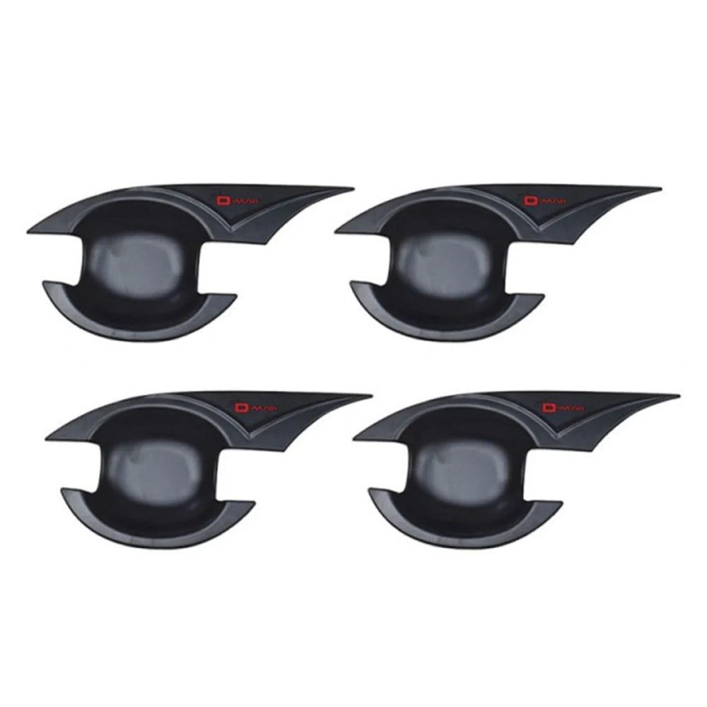 Isuzu D-Max Door Handle Bowl Cover Black 2018-2020 4 Pcs