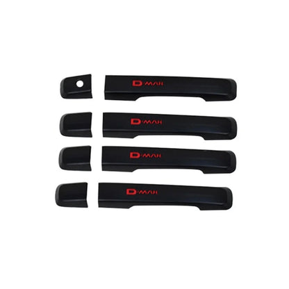 Isuzu D-Max 2018-2020 Black Door Handle Cover Premium ABS Exterior Trim