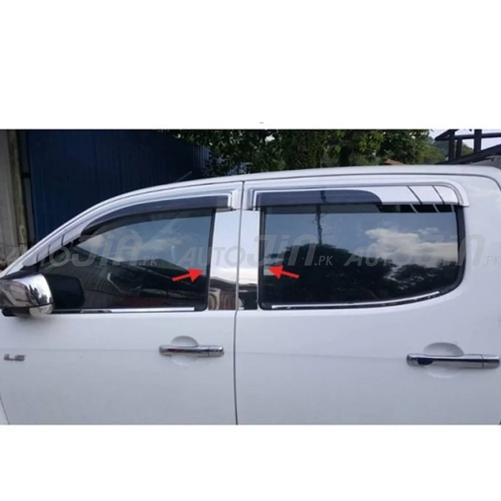 Isuzu D Max Door Pillar Trim Chrome 2018-2020