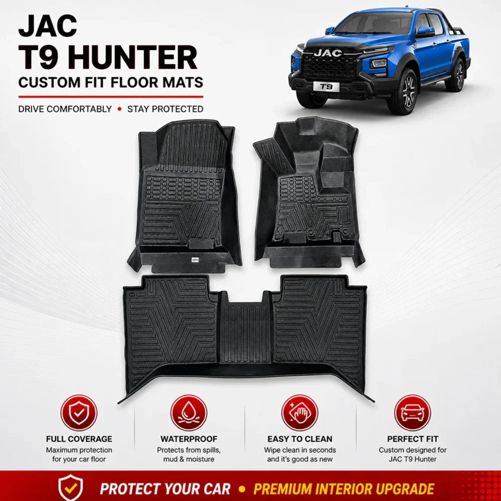 JAC T9 Hunter TPE Floor Mats