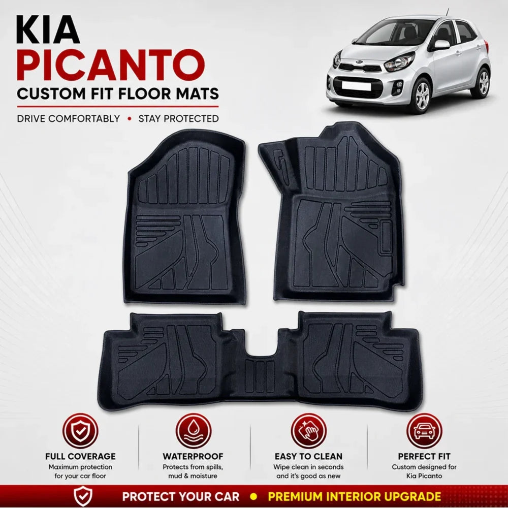 Kia Picanto TPE Floor Mats