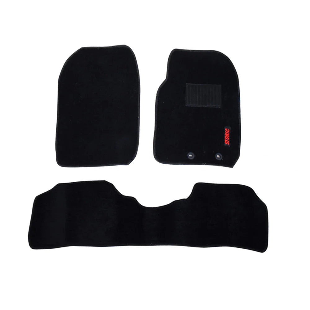 Kia Sorento 2021-22 Carpet Floor Mats Black 3pcs Set