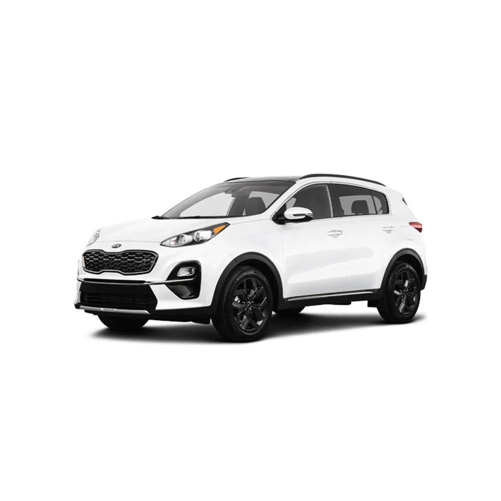 Black rubber floor mats for 2019–2024 SUV