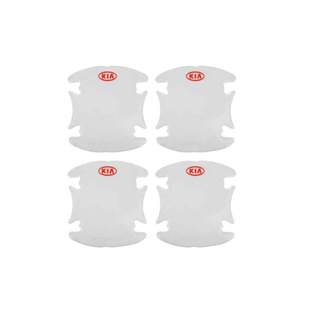 Kia Inner Door Handle Protector Transparent Scratch Guard 4 Pcs
