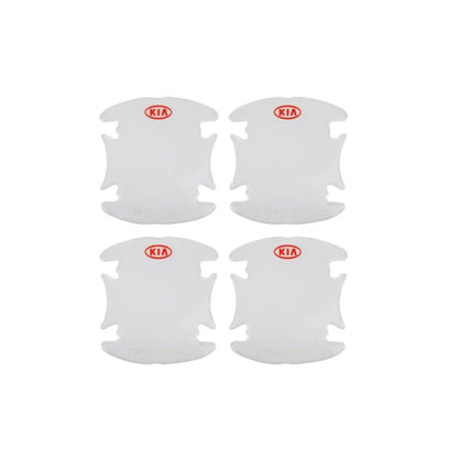 Kia Inner Door Handle Protector Transparent Scratch Guard 4 Pcs