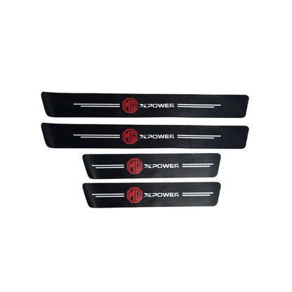MG Door Floor Panel Guard Carbon Fiber Scuff Protector