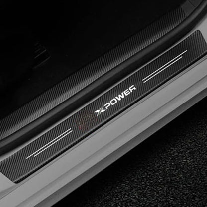 MG Door Floor Panel Guard Carbon Fiber Scuff Protector