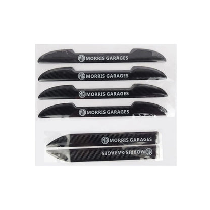MG Logo Car Door Guard Rearview Mirror Protector Carbon 6 Pcs