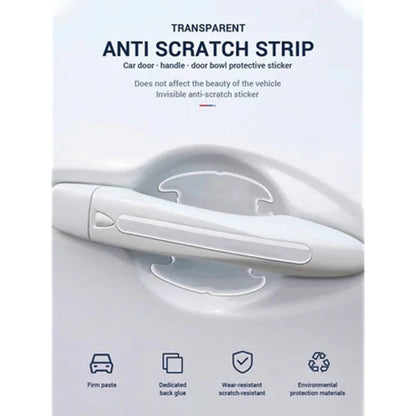 MG Inner Door Handle Protector Transparent Scratch Guard 4 Pcs