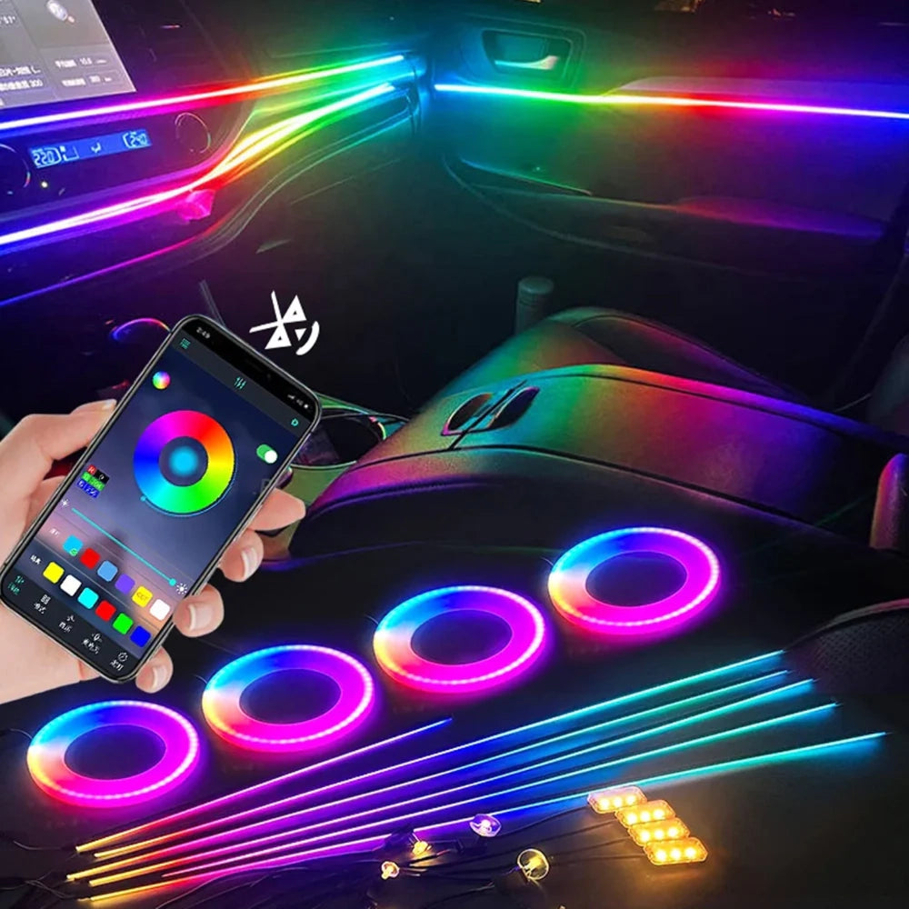 RGB Interior Acrylic Atmosphere Light App Control Symphony