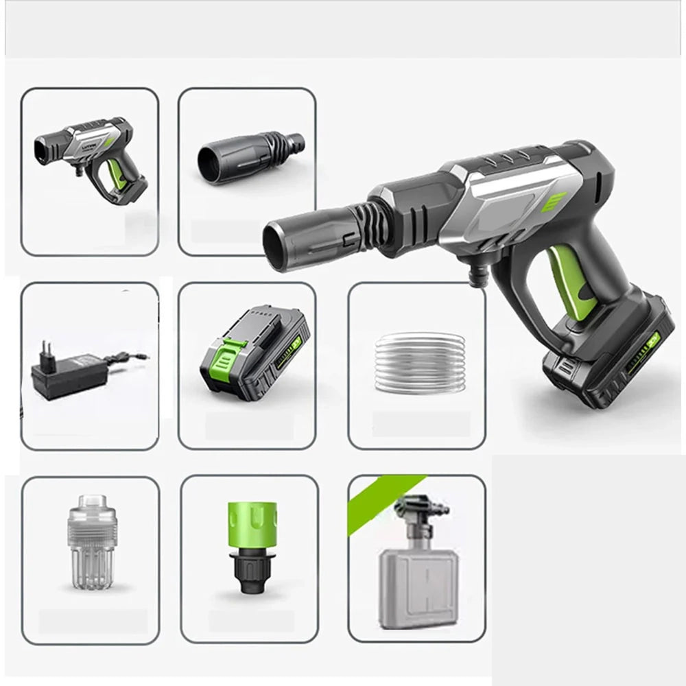 SOGO 20V Cordless Car Pressure Washer 20 Bar Portable Cleaner