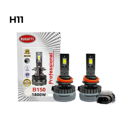 Bugatti B150 LED Headlight Bulb 1800W 18000LM 6500K