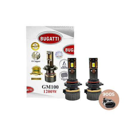 Bugatti GM100 LED Headlight Bulb 1200W 12000LM 6500K
