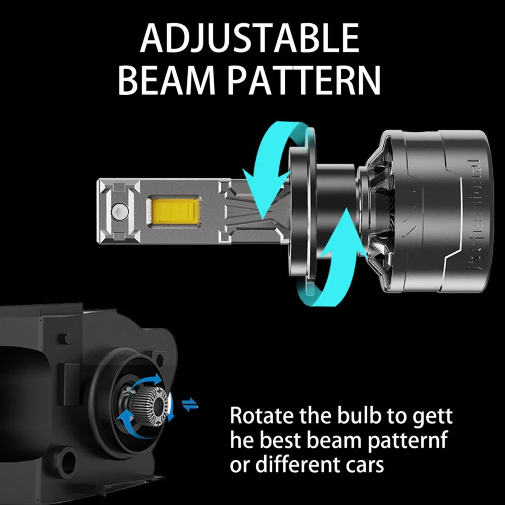 Bugatti P120 LED Headlight Bulb 2000W 20000LM 6000K