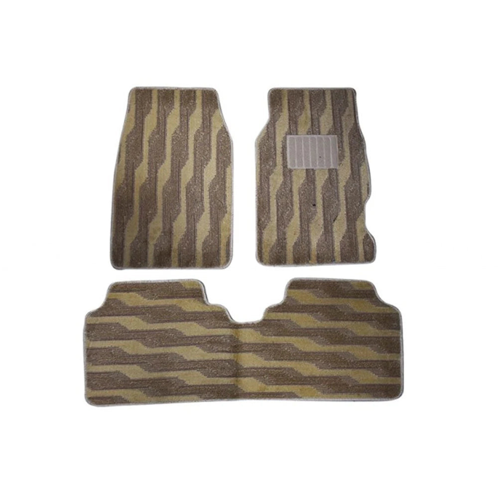 Sogo Honda Civic 2001-07 Carpet Floor Mats Beige Brown