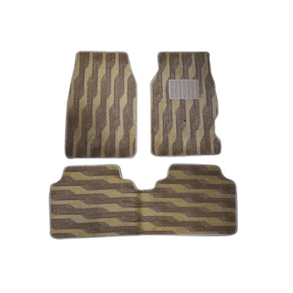 Sogo Honda Civic 2001-07 Carpet Floor Mats Beige Brown