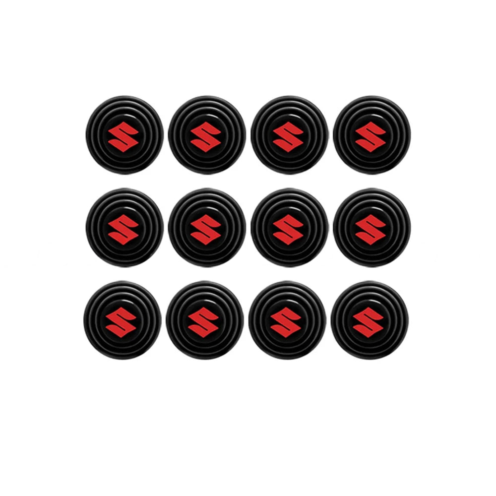 Suzuki Logo Shock Absorber Rubber Multi Use Pack of 12