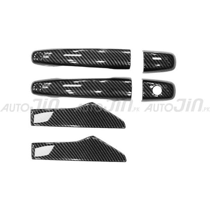 Suzuki Swift 2022-2023 Carbon Fiber Door Handle Cover Premium ABS Trim