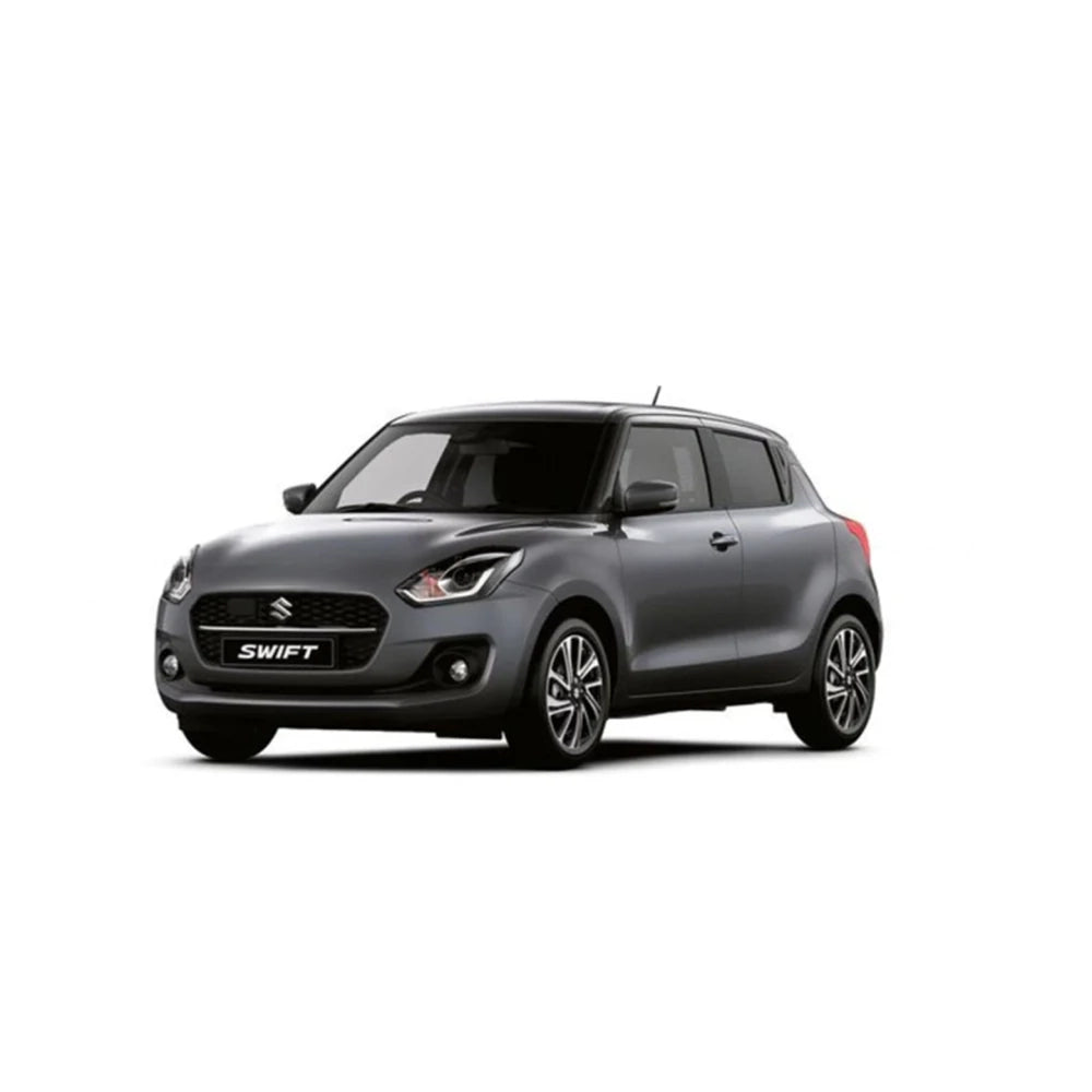 Suzuki Swift hatchback on display