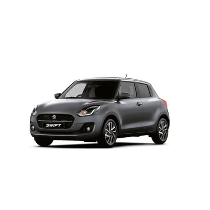 Suzuki Swift hatchback on display