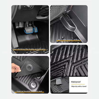 Suzuki Wagon R TPE Floor Mats Premium 3-Layer Black