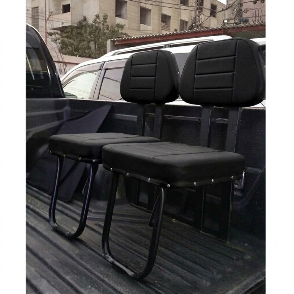Toyota Hilux Revo Vigo Rear Back Seat Assembly Black