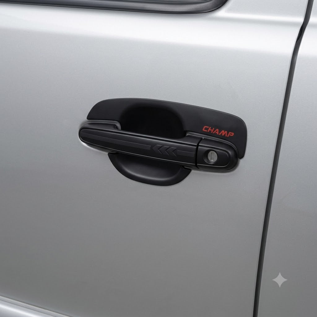 Toyota Hilux Vigo Champ Door Handle Cover Black 8Pcs Set