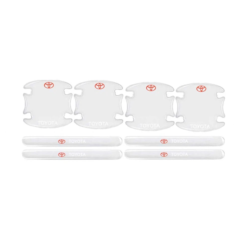 Toyota 8 Pcs Car Door Handle Protector Transparent Anti Scratch