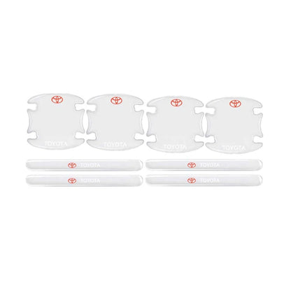 Toyota 8 Pcs Car Door Handle Protector Transparent Anti Scratch