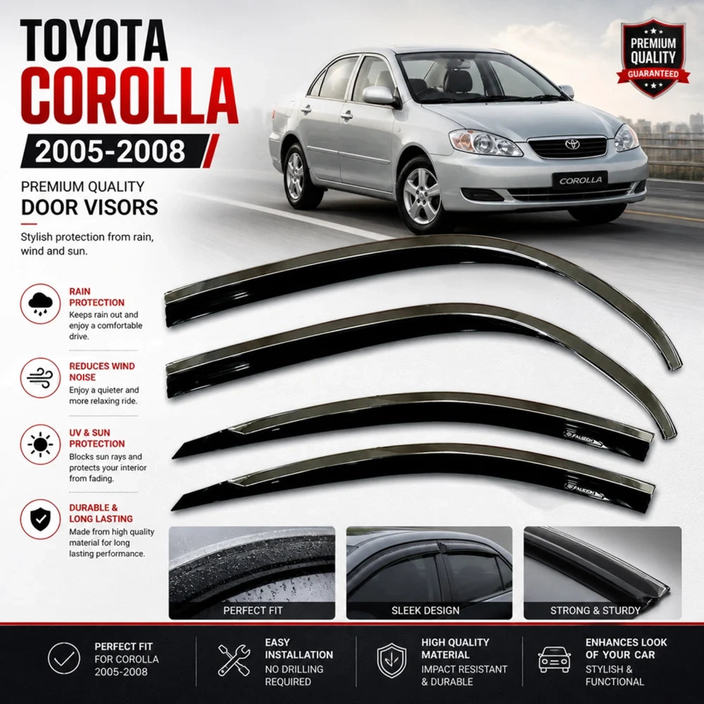 Toyota Corolla TXR Air Press With Chrome Strip 2002–2008