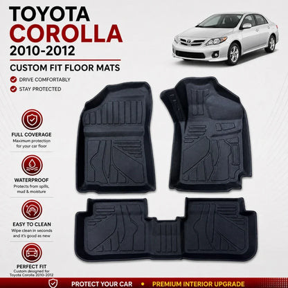 Toyota Corolla 2010-2012 TPE Floor Mats