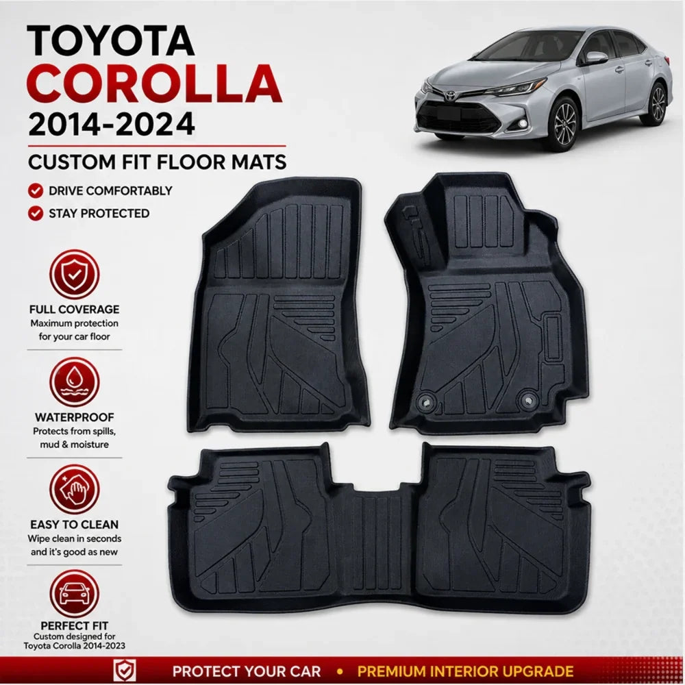 Toyota Corolla 2014-2026 TPE Floor Mats