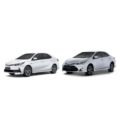 Toyota Corolla sedan front views (2017-2021) for key case compatibility