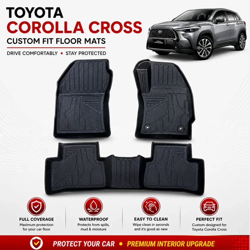 Toyota Corolla Cross TPE Floor Mats