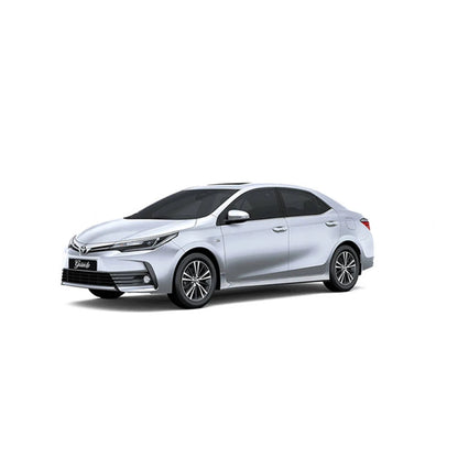 Black rubber floor mat set (3-piece) for Toyota Corolla 2018-2020