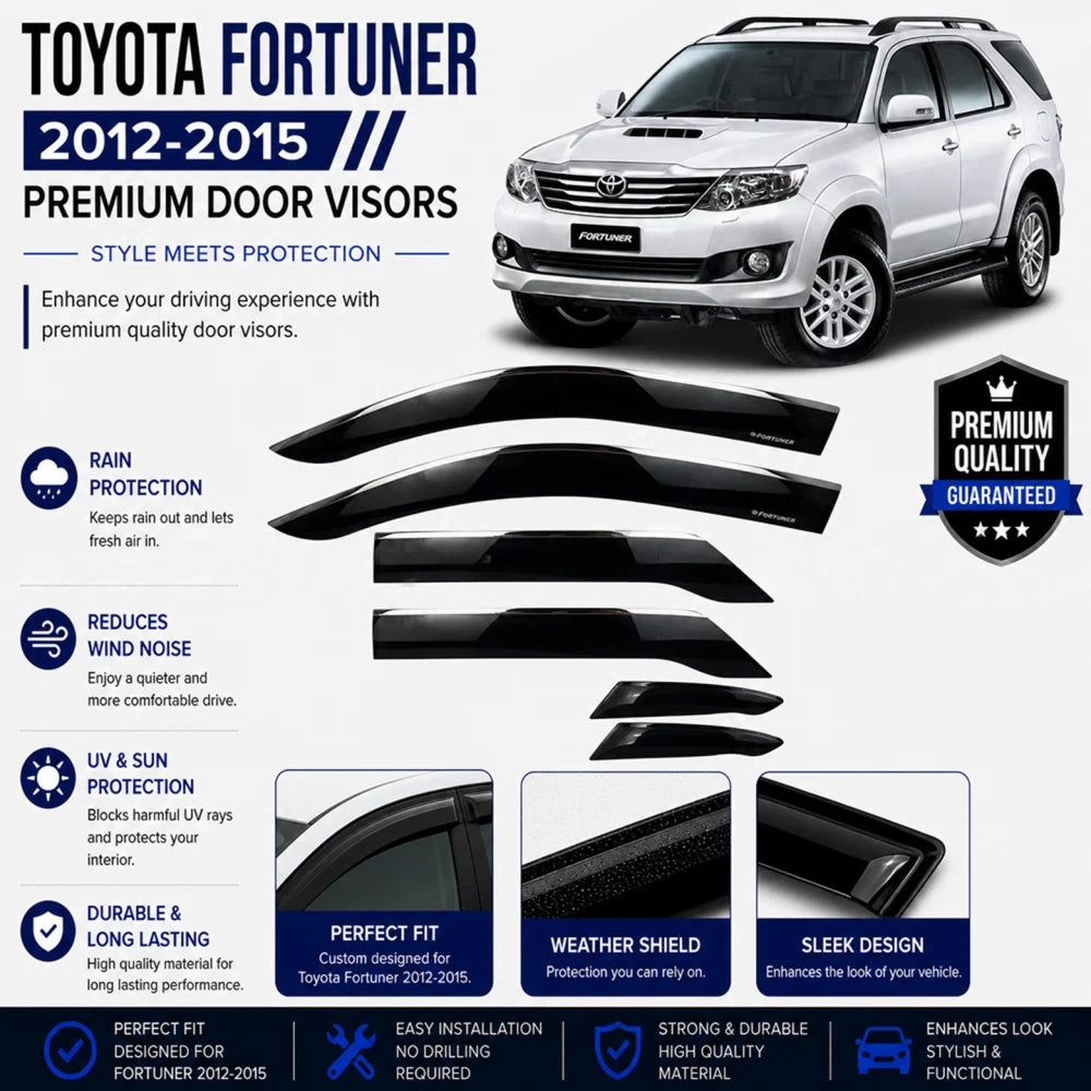 Toyota Fortuner TXR Air Press With Chrome Strip 2012–2015
