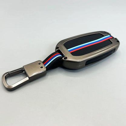 Toyota Fortuner Legender Metal Key Cover (2020-2026) – Premium Metallic Grey Case