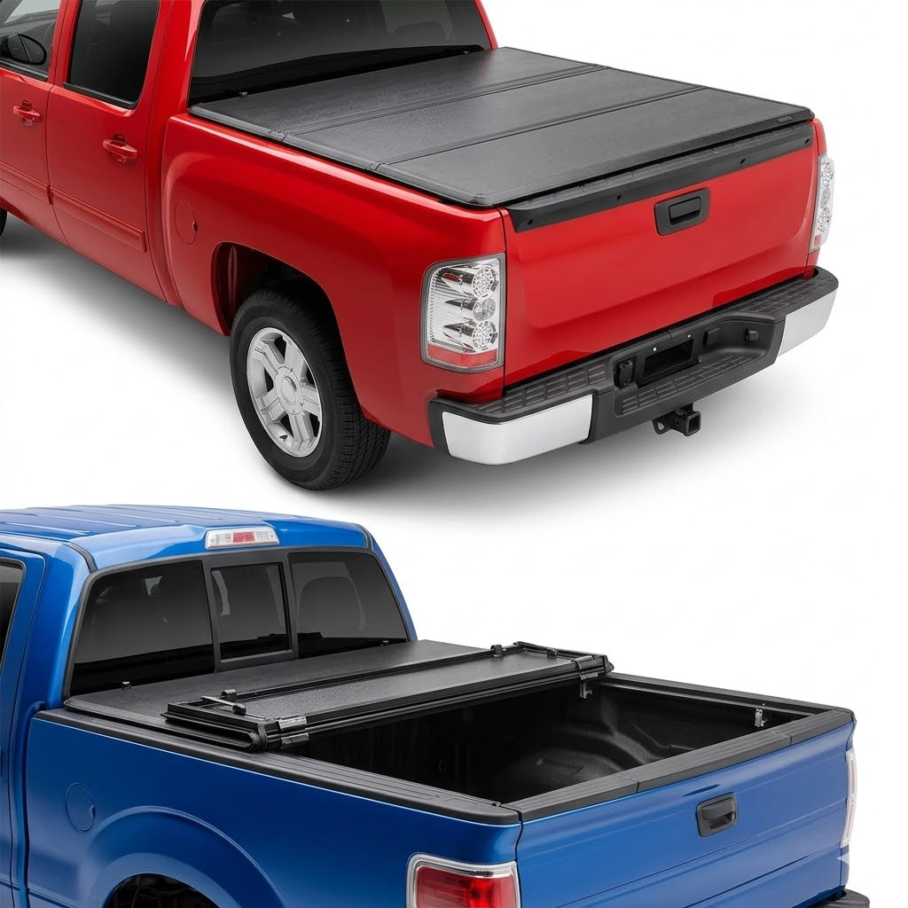 Toyota Hilux Revo & Vigo Soft Roll-Up Lid Cover Black 2016-21