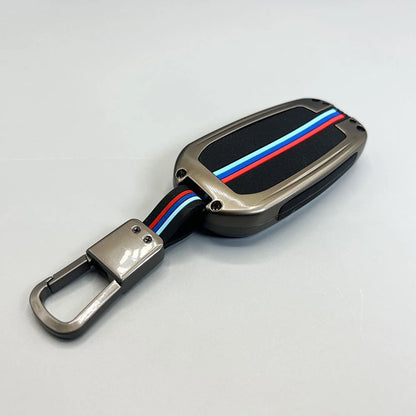 Toyota Hilux Revo Metal Key Cover (2016-2025) – Premium Metallic Grey Case