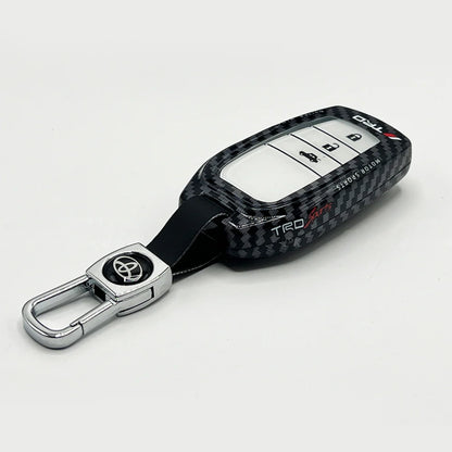 Toyota Hilux Revo Carbon Key Cover (2016-2022) – Black Case