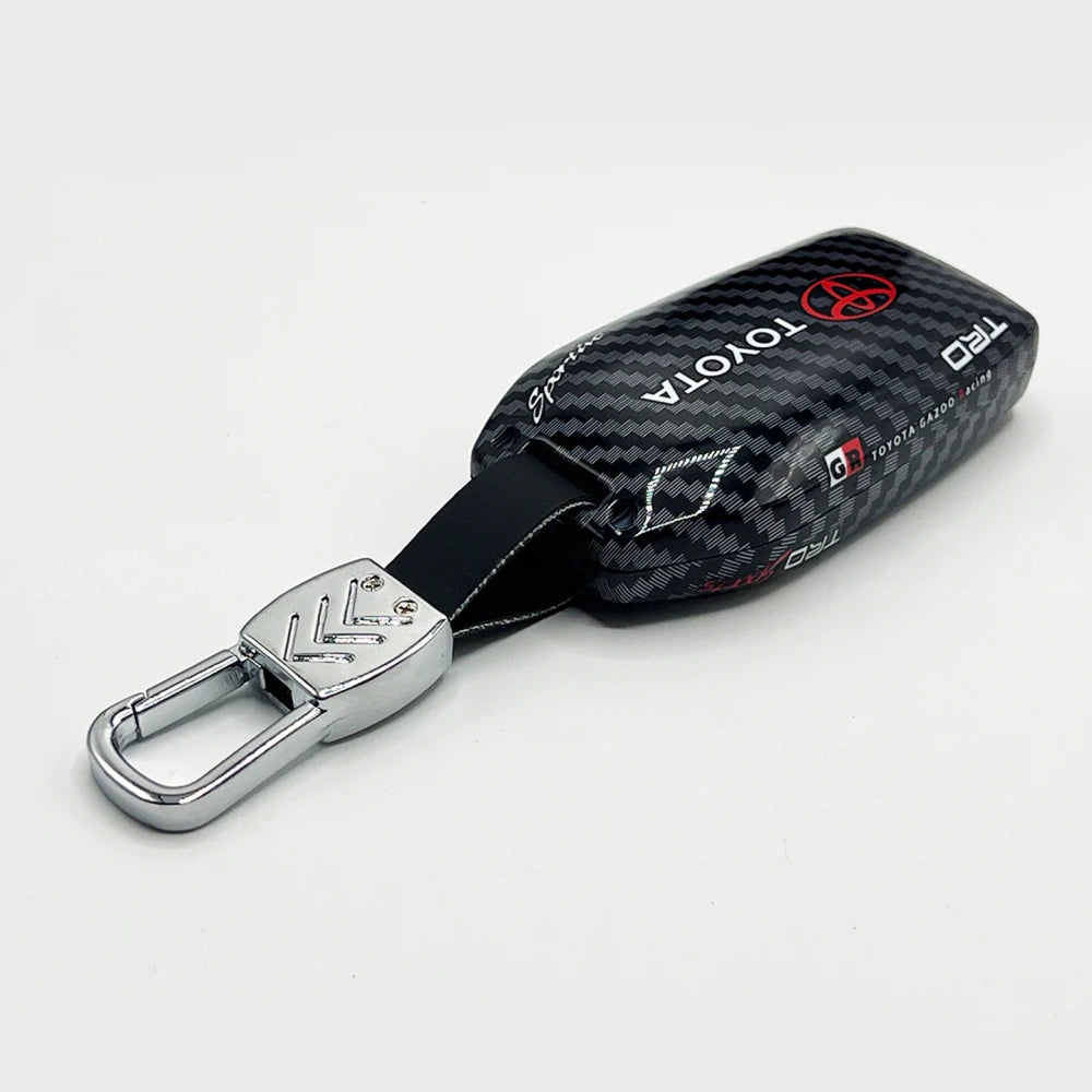 Toyota Hilux Revo Carbon Key Cover (2016-2022) – Black Case