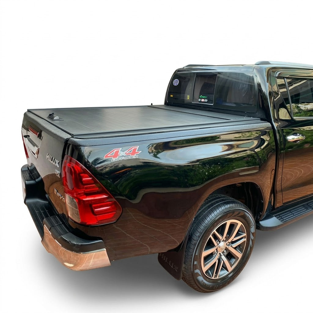 Toyota Hilux Revo Automatic Shutter Lid Powerful Black
