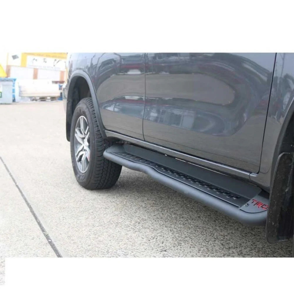 Toyota Hilux Revo TRD Metal Side Skirts 2016-2022 Heavy Duty Steel Side Step