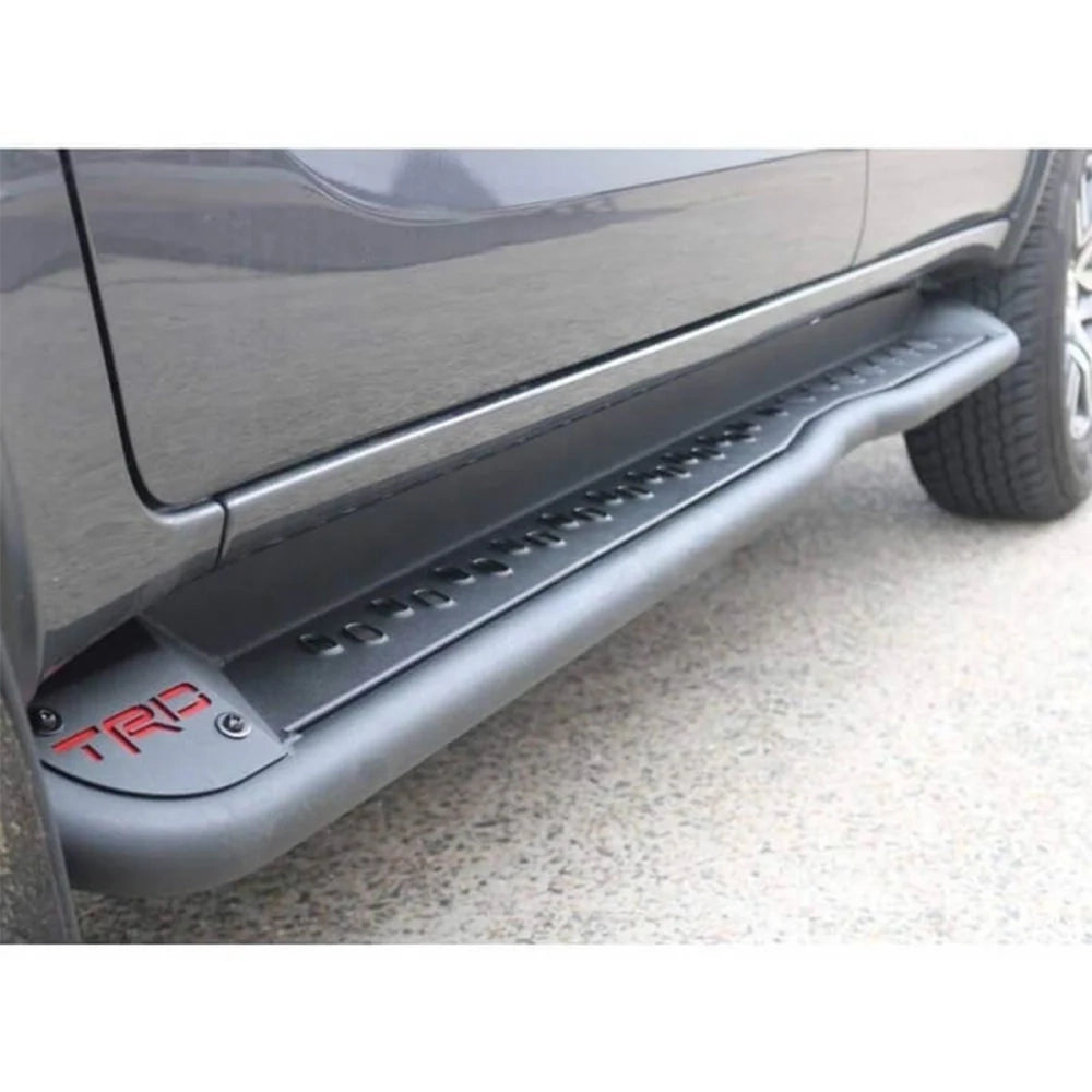 Toyota Hilux Revo TRD Metal Side Skirts 2016-2022 Heavy Duty Steel Side Step